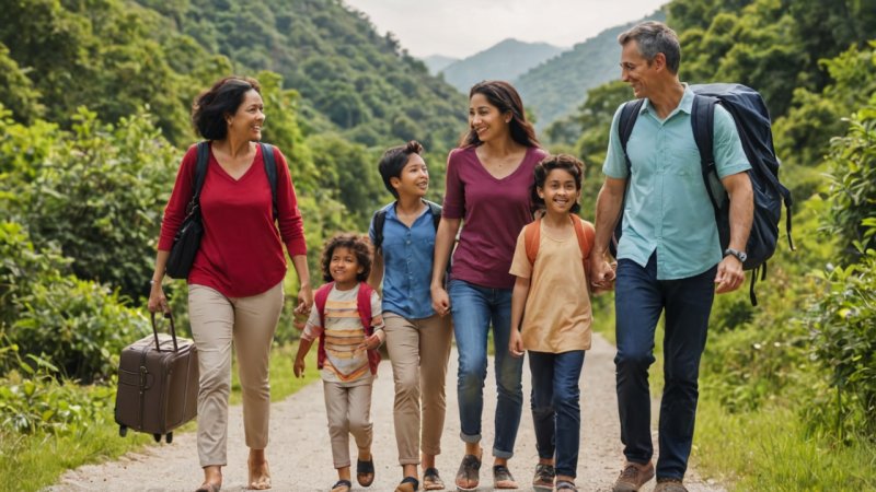 familietur, håndtering av aldersgrupper, reisetips, reise med barn, planlegging av familieferie, reisesikkerhet