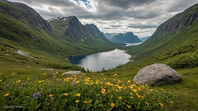 norsk flora, unike planter, naturutforskning, fotturer i Norge, botanisk guide
