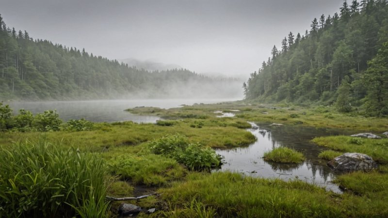 norske myrer, økosystem, biologisk mangfold, klima regulering, bevaring, våtmarker, natur