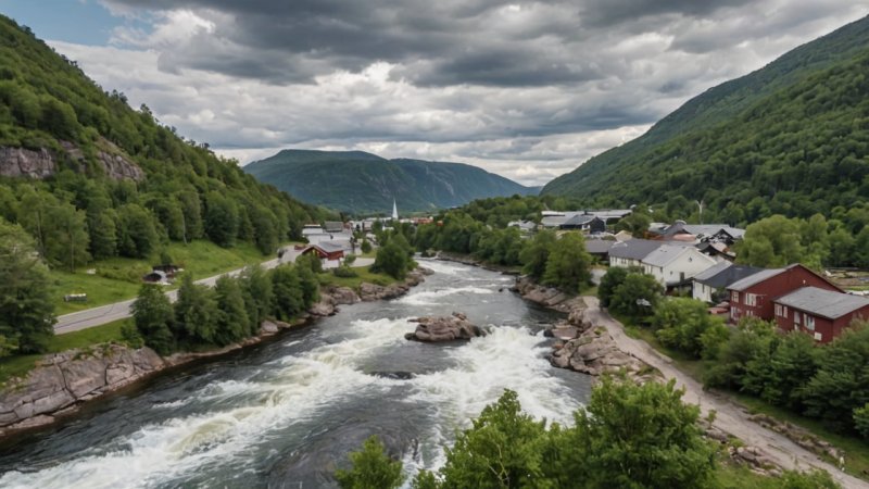 Hønefoss, kulturelle opplevelser, natur, reiseguide, lokal mat, fotturer, kunst, historie