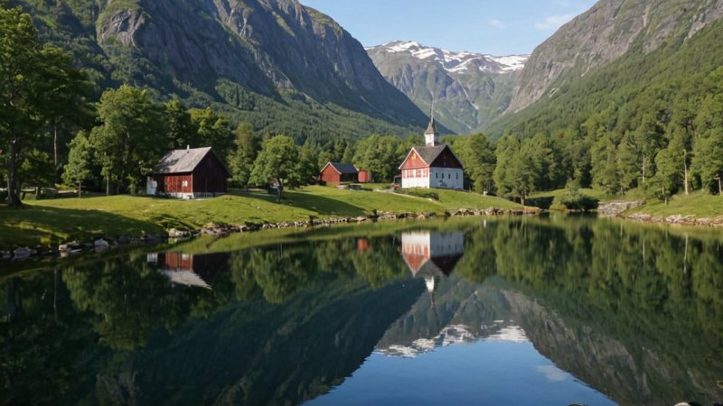 norsk kulturarv, historiske steder, naturskjønnheter, reisetips, kulturelle opplevelser