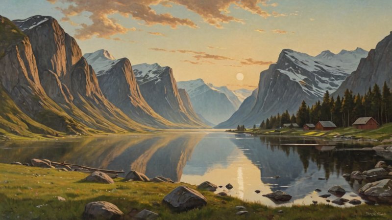 norsk kunst, romantikk, nasjonalromantikk, modernisme, kulturhistorie, maleristiler