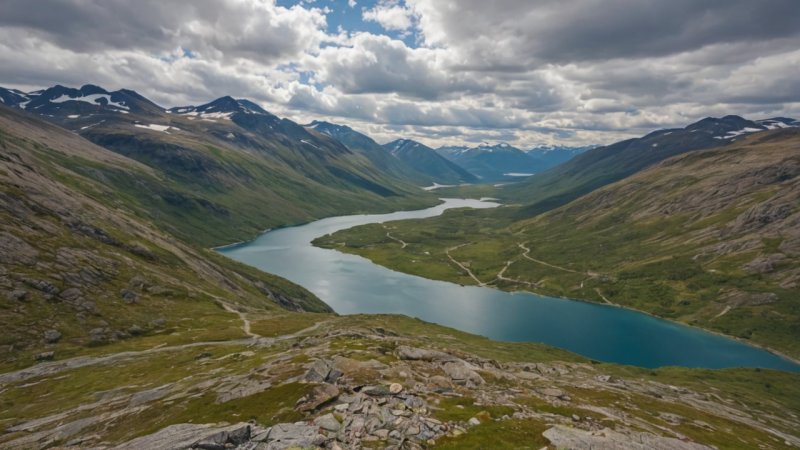 Jotunheimen, vandrestier, Norge, utendørs eventyr, naturutforskning
