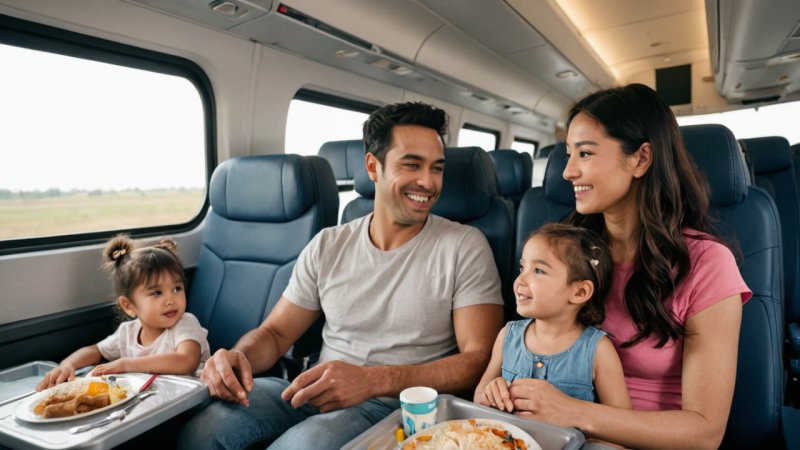 familietur, transportalternativer, reisetips for familier, valg av transport for familier