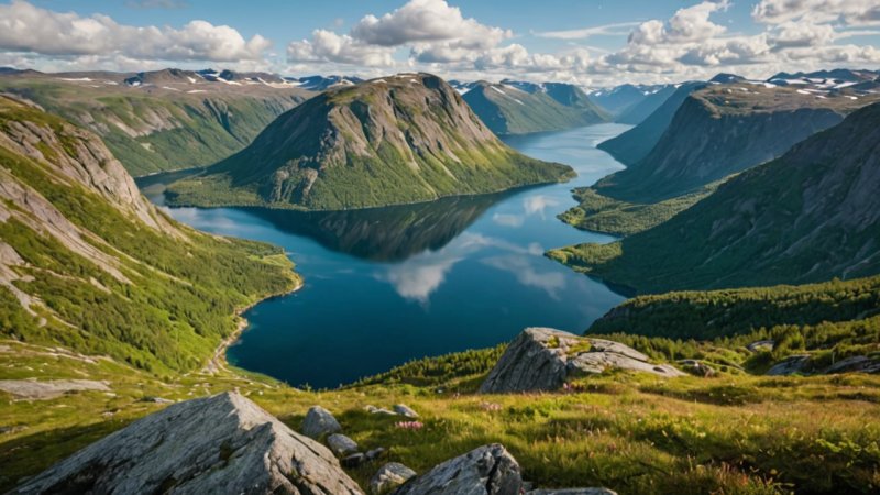 reiseplanlegging, friluftsliv, Norge, fotturer, camping, kulturelle opplevelser, sikkerhetstips