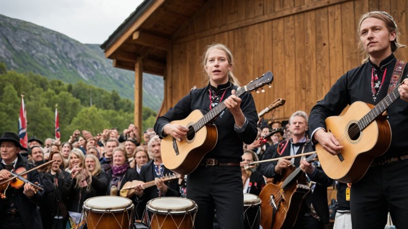 norsk musikk, folkemusikk, kulturelle opplevelser, musikkfestivaler, moderne musikk Norge