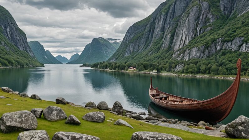 norsk arkeologi, vikinghistorie, gamle artefakter, kulturell arv, historiske steder