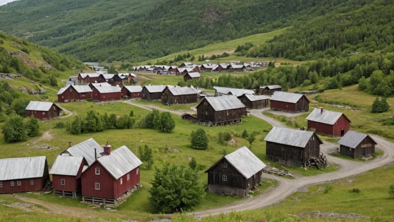 historiske gruvemiljøer, Røros, Løkken Verk, reise i Norge, kulturarv, UNESCO verdensarv