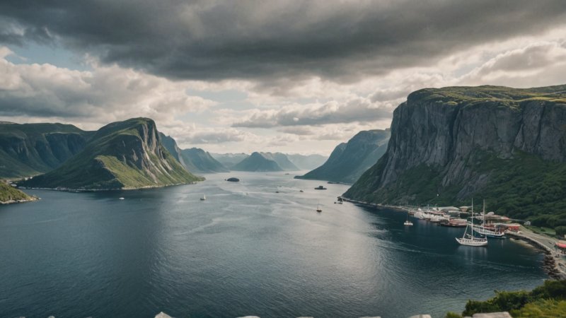 norsk maritim historie, vikinger, sjøfart, kulturarv, maritime oppdagelser, handel