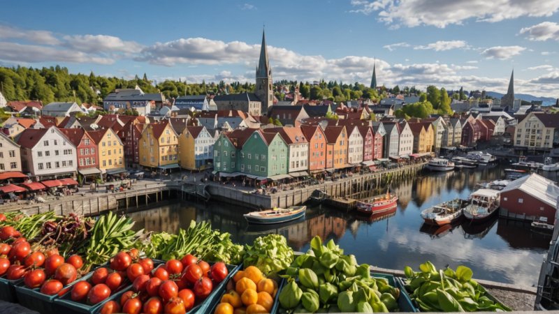 Trondheim mat, lokal mat, norske retter, restauranter i Trondheim, kulinariske opplevelser, matfestivaler, lokale drikker