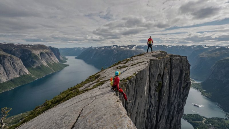 klatring i Norge, beste klatreområder, klatresikkerhet, klatreutstyr, norske utendørsaktiviteter
