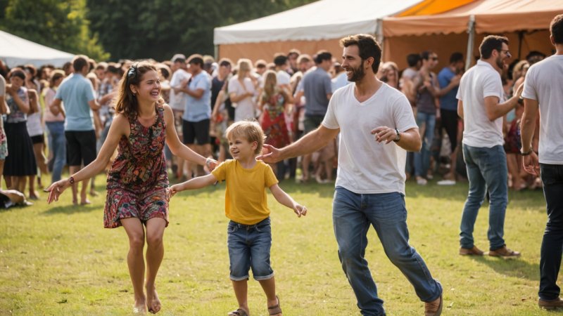 familievennlige musikkopplevelser, konserter for barn, musikkfestivaler for familier, tradisjonell musikk for barn, interaktive musikkarrangementer