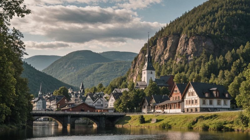 Kongsberg, historiske steder, reiseguide, kulturelle opplevelser, gruvehistorie, norsk mat