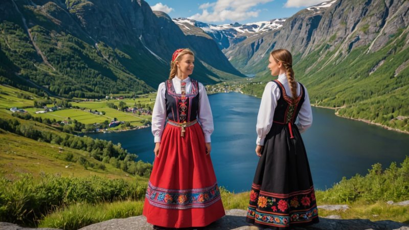 norsk bunad, tradisjonelle klær, norsk kultur, kulturarv, bunadens historie