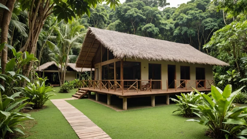 ecolodger, bærekraftig reise, miljøvennlige overnattingssteder, naturopplevelser, reiseplanlegging