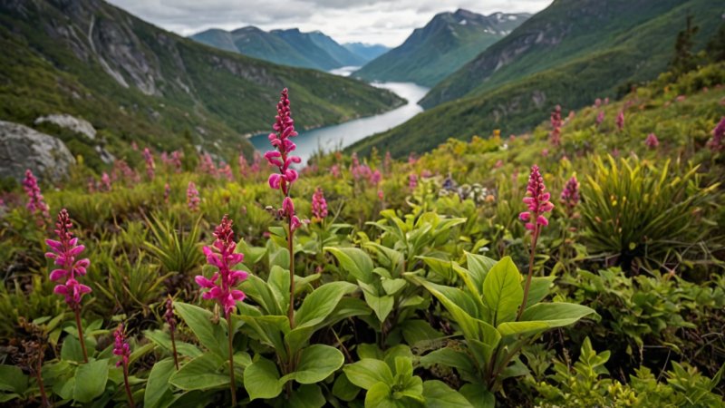 nordiske planter, norsk flora, unike arter, biologisk mangfold, kulturell betydning, bevaring