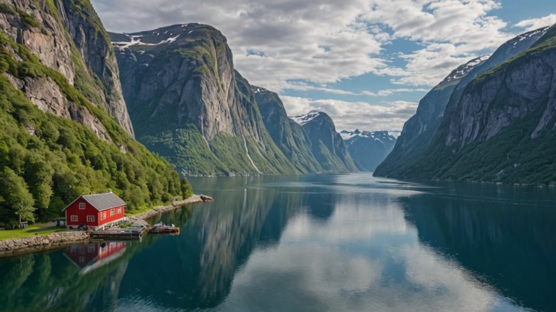 bærekraftig reise, fjorder, Norge, miljøvennlig, lokale opplevelser, fornybar energi, lokal mat