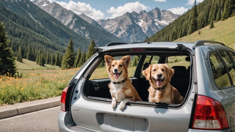 reise med kjæledyr, kjæledyr reisetips, kjæledyrvennlige overnattingssteder, kjæledyrsikkerhet, kjæledyr reise nødvendigheter