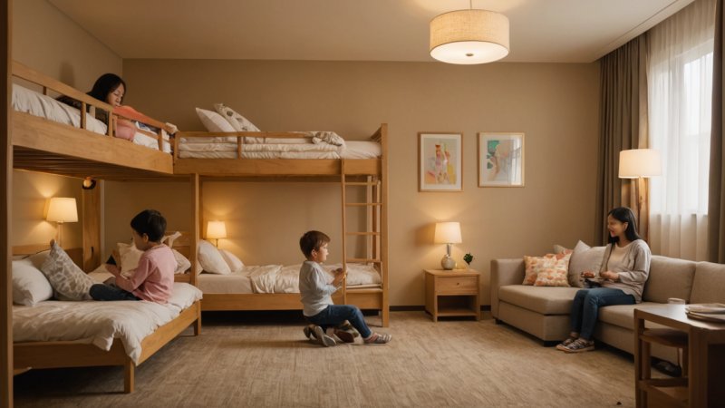 barnevennlig overnatting, reise med barn, reisetips for familier, barnevennlige hoteller, ferie med barn