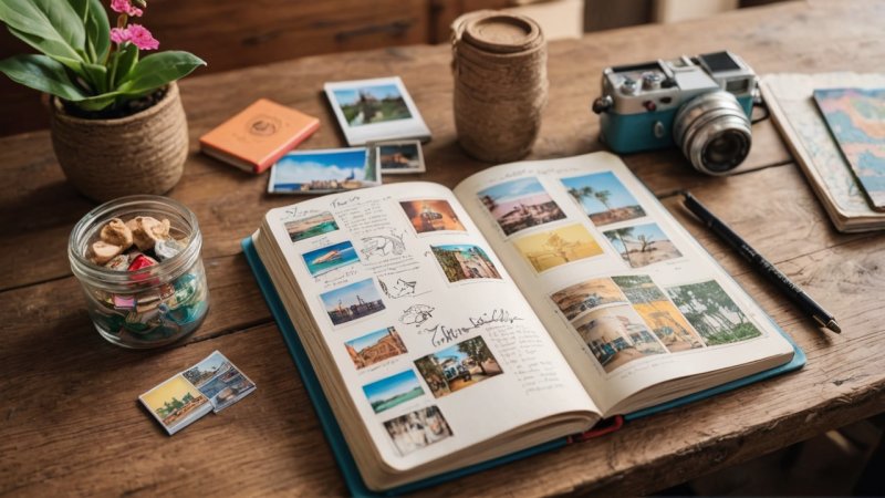 reisejournal, hvordan lage en reisejournal, reiseopplevelser, dokumentere reise, kreativ skriving