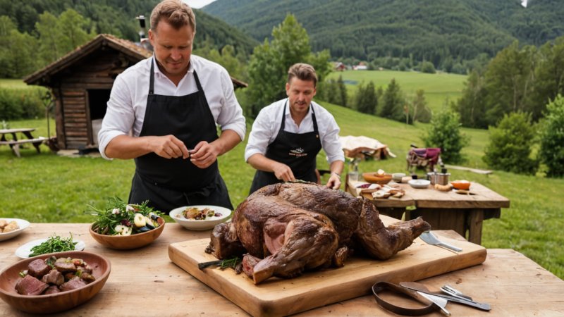 norsk lam, tradisjonelle retter, mattradisjoner, lammefestival, lam oppskrifter