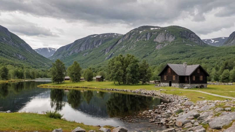 historiske steder, Oppland, Norge, kulturarv, Heddal Stavkirke, Gjøvik, Maihaugen