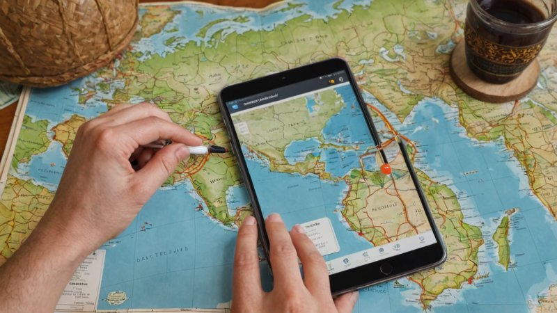 bærekraftig reise, digitale verktøy, miljøvennlige apper, reiseplanlegging, virtuelle opplevelser