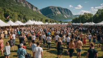 bærekraftige festivaler, Norge, miljøvennlig reising, kulturelle opplevelser, lokal mat