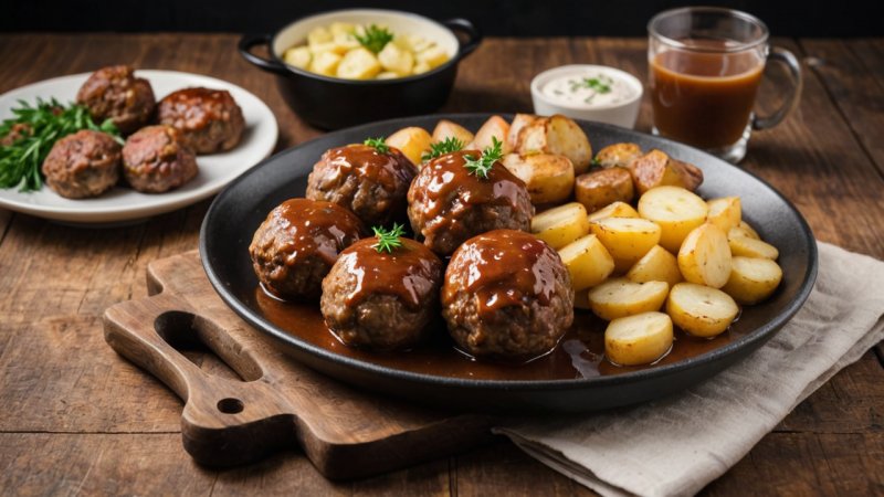 norske kjøttboller, kjøttkaker, tradisjonell norsk mat, tilberedningsmetoder, serveringsmetoder
