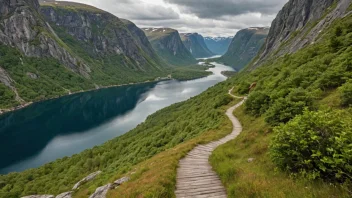 Norge vandring, kulturarv, reiseguide, utendørsaktiviteter, vandrestier, historiske steder